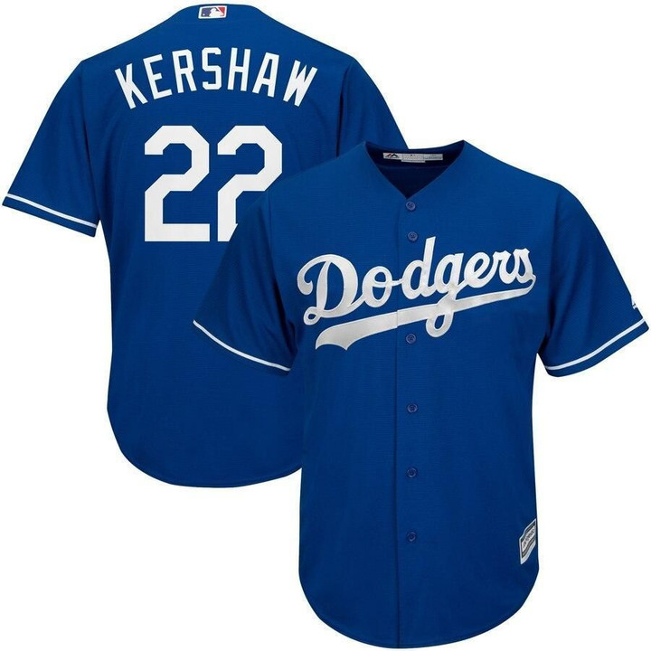 Clayton Kershaw Los Angeles Dodgers Majestic Official Cool Base Player Jersey - Royal