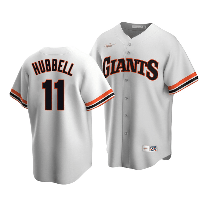 Men's San Francisco Giants Carl Hubbell #11 Cooperstown Collection White Home Jersey , MLB Jersey