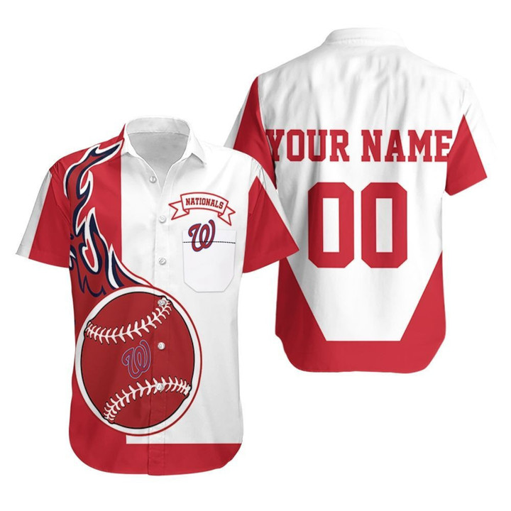 Washington Nationals 3d Personalized Hawaiian Shirt