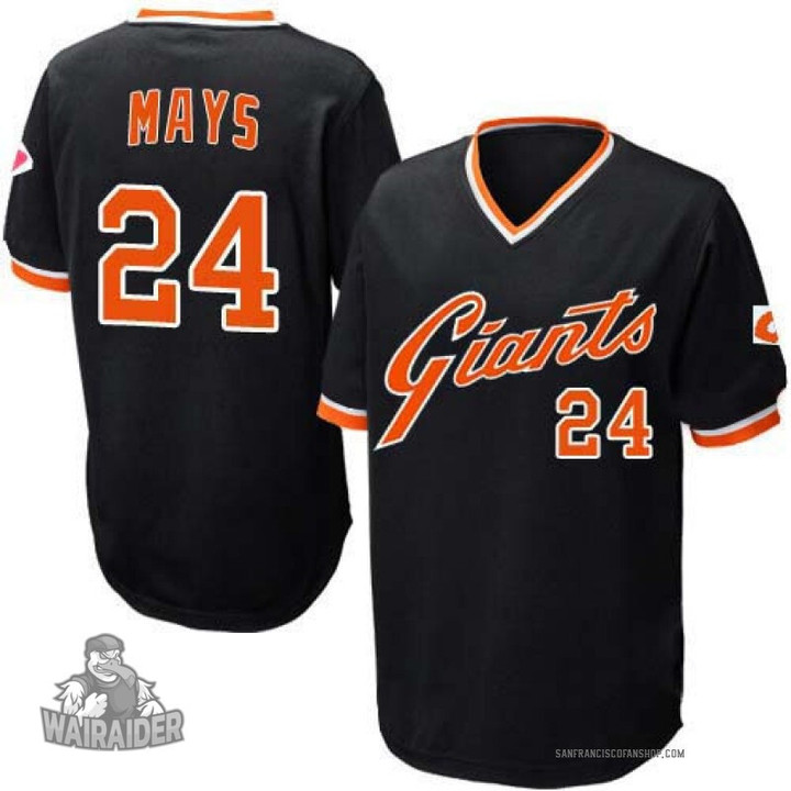 Men's San Francisco Giants Willie Mays #24 Navy Jersey, MLB Jersey