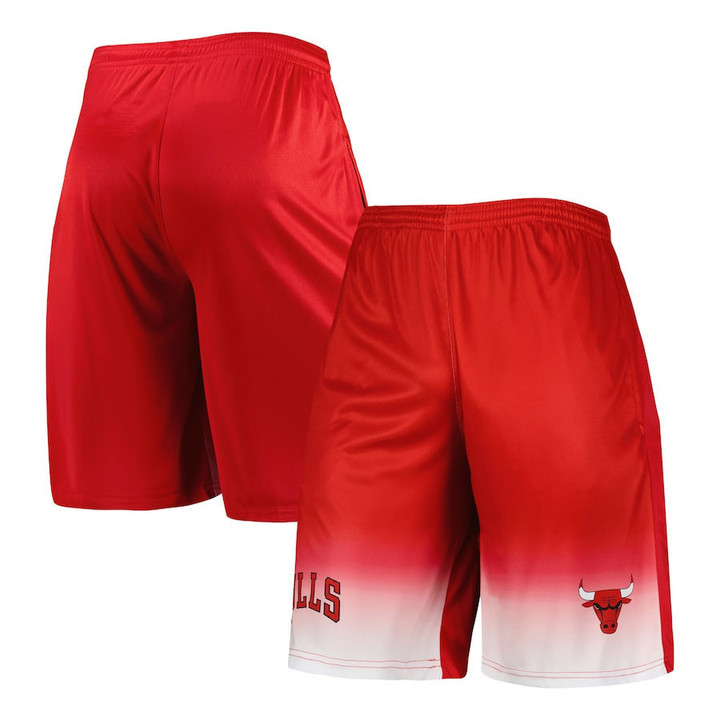 Chicago Bulls s Branded Fadeaway Shorts - Red