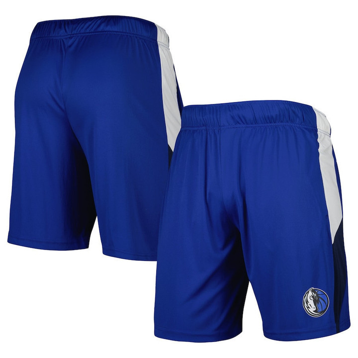 Dallas Mavericks s Branded Champion Rush Colorblock Performance Shorts - Blue