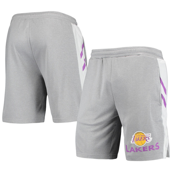 Los Angeles Lakers Concepts Sport Stature Shorts - Gray