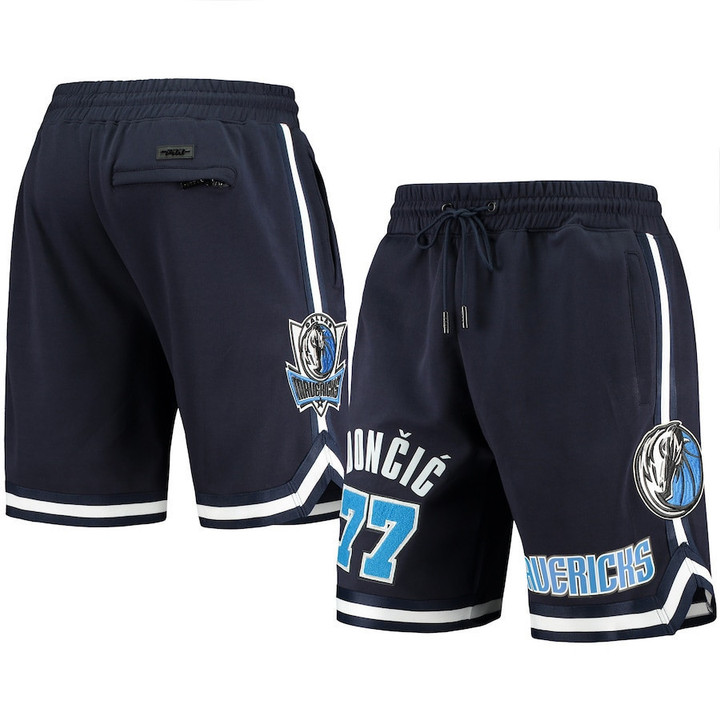 Luka Doncic Dallas Mavericks Pro Standard Logo Team Player Shorts - Navy