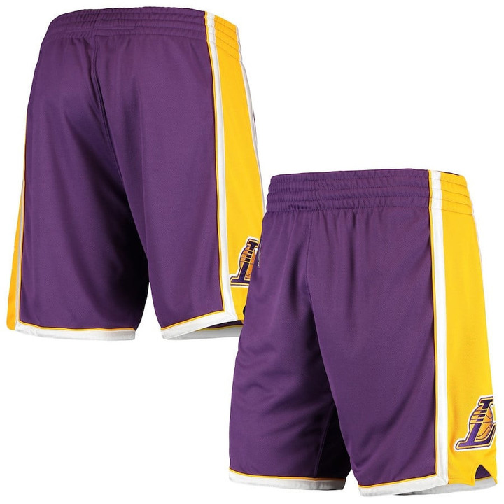 Los Angeles Lakers  2009/2010 Hardwood Classics  Shorts - Purple/Gold