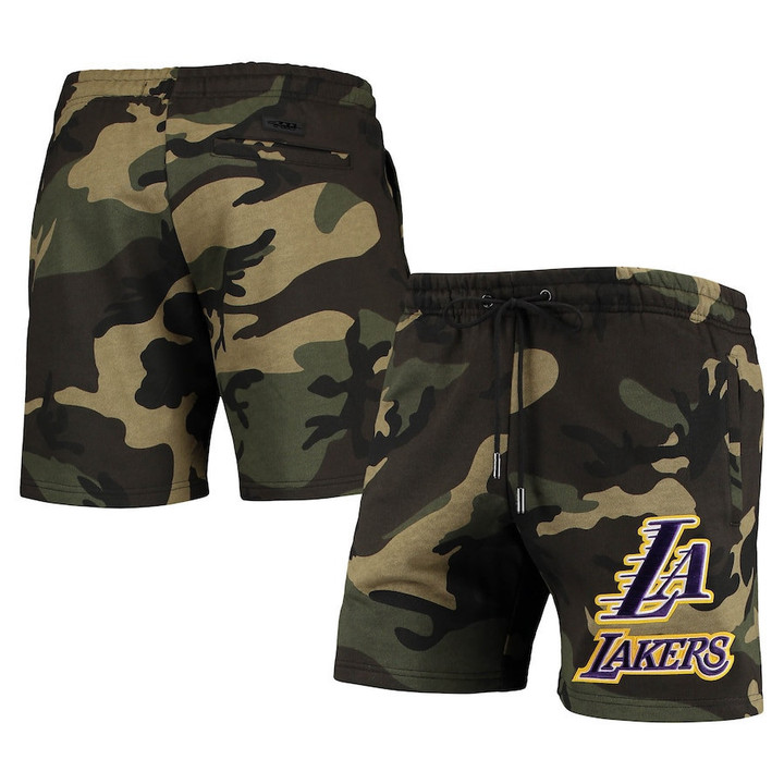 Los Angeles Lakers Pro Standard Team Shorts - Camo