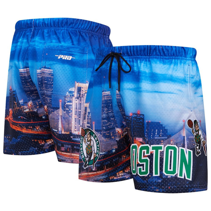 Boston Celtics Pro Standard Cityscape Shorts