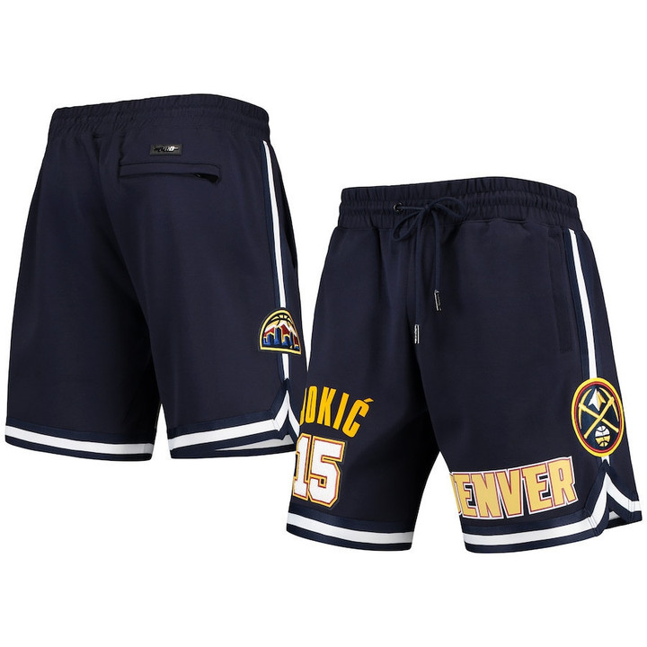 Nikola Jokic Denver Nuggets Pro Standard Team Player Shorts - Navy