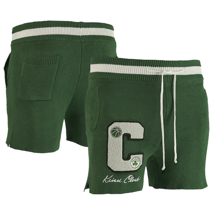 Boston Celtics NBA x Keiser Clark No Caller ID Knit Shorts - Green