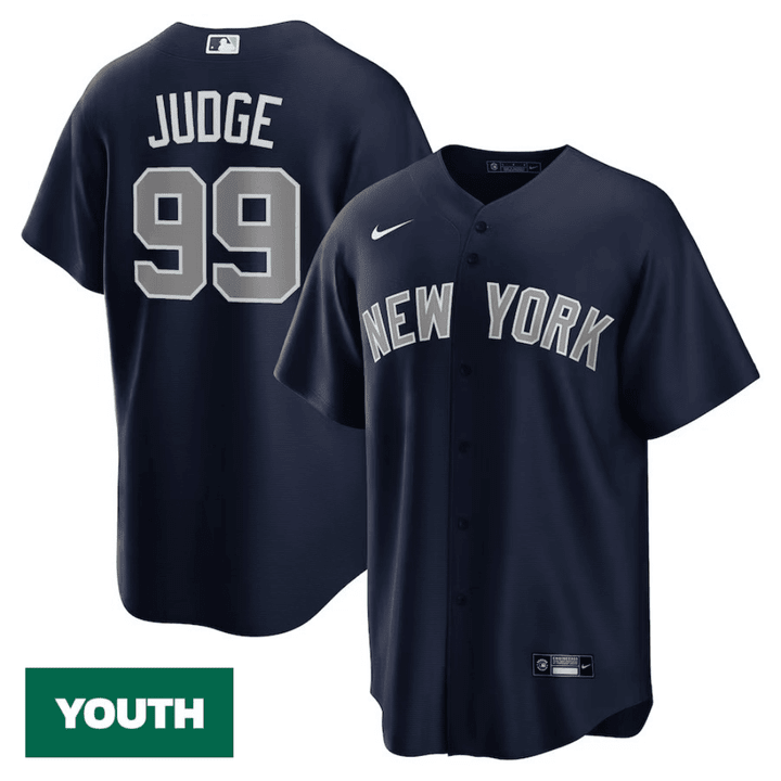 Youth's Aaron Judge New York Yankees Alternate Replica Player Name Jersey - Navy