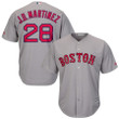 Men's J.D. Martinez Boston Red Sox Majestic Road Official Cool Base Player Jersey - Gray , MLB Jersey