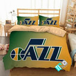 NBA Utah Jazz 1 Logo 3D Personalized Customized Bedding Sets Duvet Cover Bedroom Set Bedset Bedlinen N