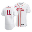 Men's  Boston Red Sox Rafael Devers #11 2021 Patriots' Day  Jersey White , MLB Jersey