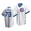 Men's  Chicago Cubs Adbert Alzolay #73 Cooperstown Collection White Home Jersey , MLB Jersey