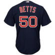 Men's Mookie Betts Boston Red Sox Majestic Cool Base Player Jersey - Navy , MLB Jersey