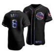 Men's  Chicago Cubs Ian Happ #8 Iridescent Logo Holographic Limited  Jersey Black , MLB Jersey