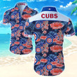 Chicago Cubs Hawaiian Shirt Summer Button Up Shirt For Men Beach Wear Short Sleeve Hawaii Shirt