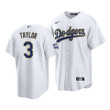 Men's Los Angeles Dodgers Chris Taylor #3 2021 Gold Program Jersey , MLB Jersey