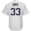 Men's Greg Bird New York Yankees Majestic Official Cool Base Player Jersey - White