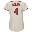 Women's Yadier Molina St. Louis Cardinals Majestic  Alternate Cool Base Player Jersey - Ivory , MLB Jersey