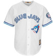 Men's Jack Morris Toronto Blue Jays Majestic Hall of Fame Induction Patch Cool Base Jersey - White , MLB Jersey