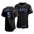 Men's  San Francisco Giants Mike Yastrzemski #5 Iridescent Logo Holographic Limited  Jersey Black , MLB Jersey