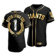 Men's  San Francisco Giants Martin Luther King Black Special Golden Edition Jersey , MLB Jersey