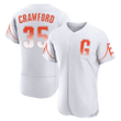 Men's Brandon Crawford  San Francisco Giants 2021 City Connect Jersey - White