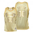 Men's Custom #00 San Antonio Spurs Golden Midas SM HWC Limited Jersey