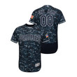 Men's  Navy San Diego Padres Custom #00 Alternate Flex Base Jersey