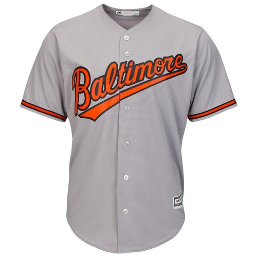 Men's Baltimore Orioles Majestic icial Cool Base- Gray Jersey