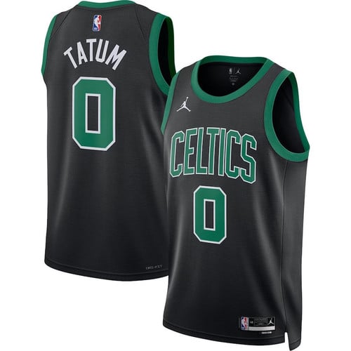 Men's  Boston Celtics #00 Custom 2022/23 Statet Edition Swingman Jersey - Black