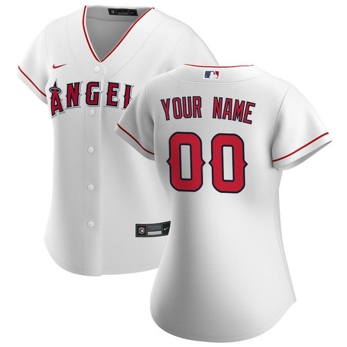 Women's Los Angeles Angels Shohei Ohtani White Home Replica Player Name Jersey