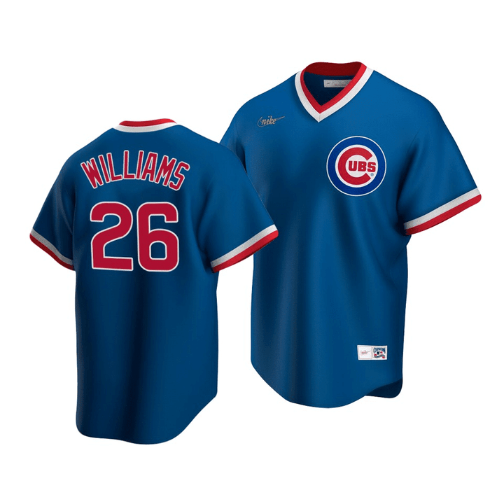 Men's  Chicago Cubs Billy Williams #26 Cooperstown Collection Royal Road Jersey , MLB Jersey