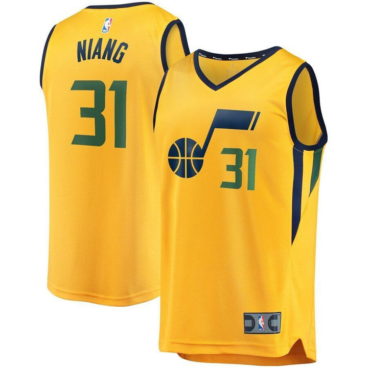 Men's Georges Niang Utah Jazz Wairaiders Fast Break Replica Player Jersey Gold - Statet Edition
