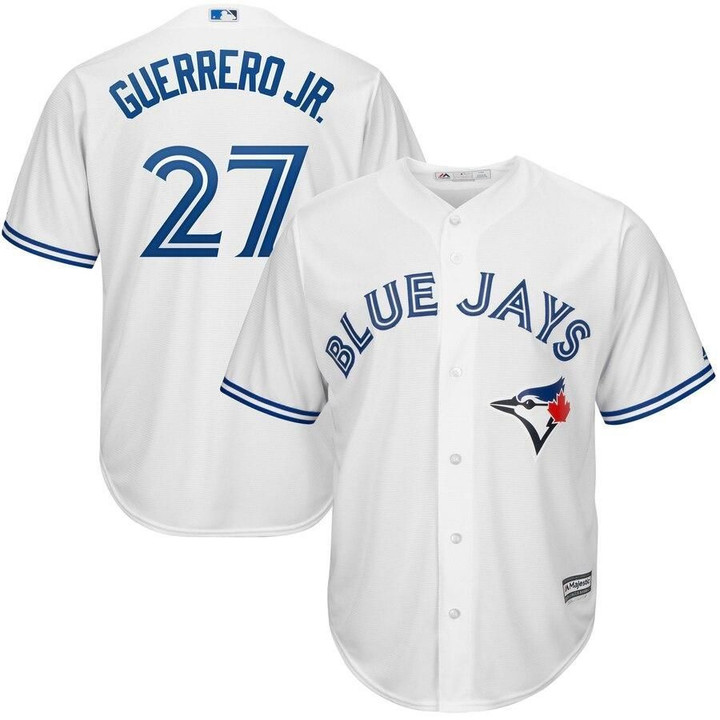 Men's Vladimir Guerrero Jr. Toronto Blue Jays Majestic Big And Tall Cool Base Player Jersey - White , MLB Jersey