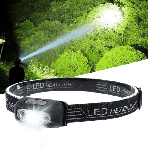 🎅Super Bright Light Sensor Mini LED Headlamp