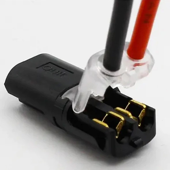 ⚡ Double-wire Push-in Connector with Locking Buckle