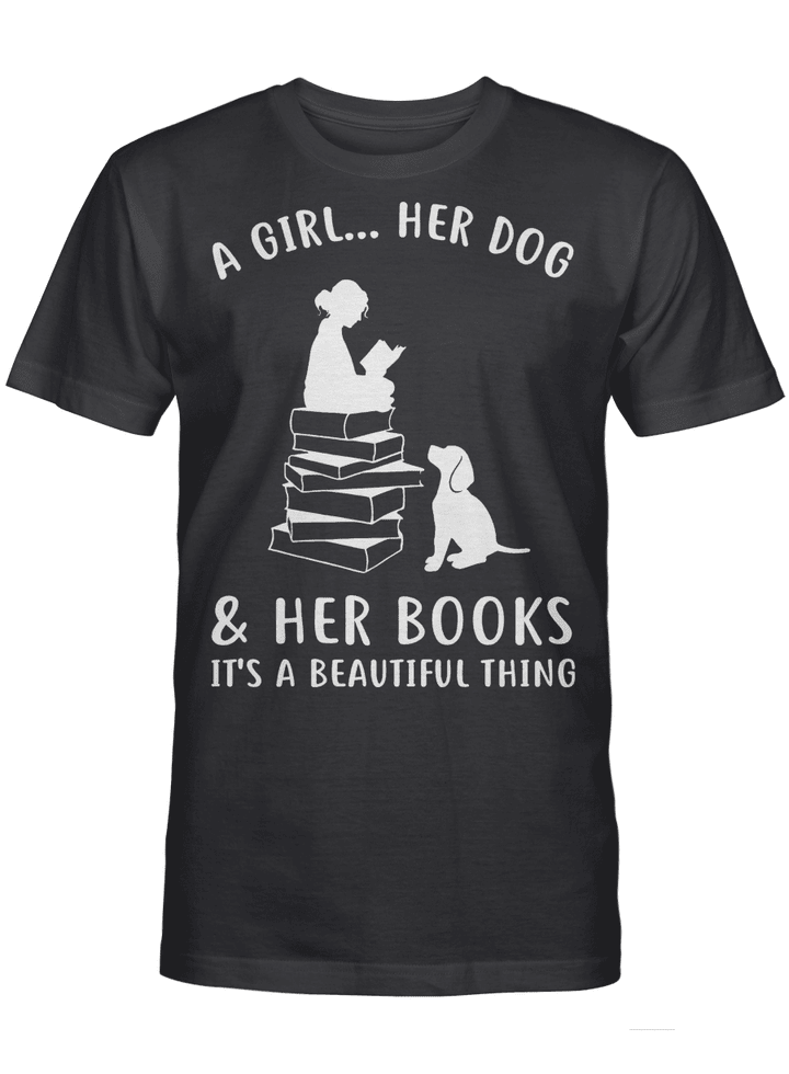 A Girl ... Her Dog And Her Books It's A Beautiful Thing