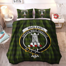 Scottish Clan Comforter Cover Bedding Set, Scottish Cozy Bedding Set, Maclean Hunting Clan Badge Tartan Bedding Set, Gifts for Hunting