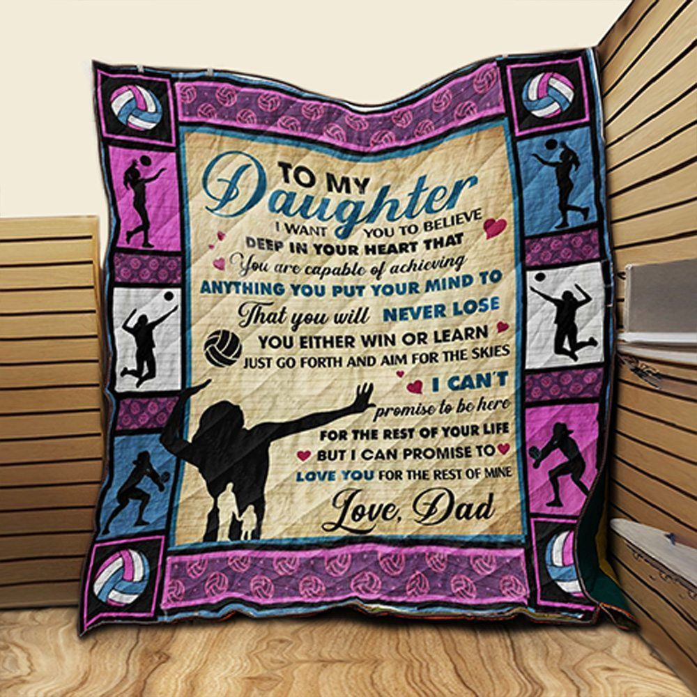 family-dad-to-daughter-volleyball-quilt-kpv1