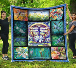 cute-dragonfly-with-flower-klts172-quilt