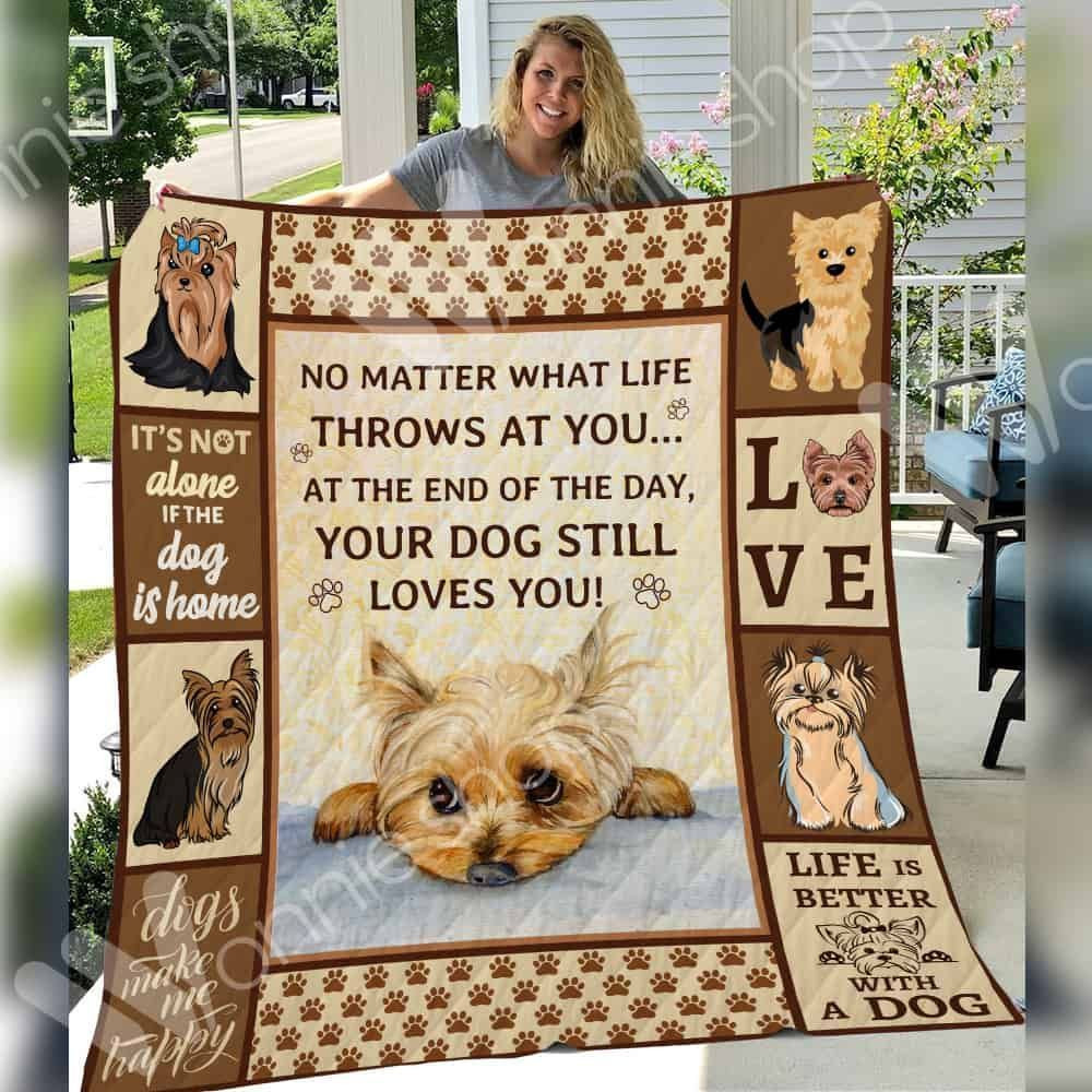 yorkshire-terrier-im-not-alone-lover-odl447-quilt