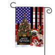 Pug Dog Christmas Flag