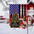 Pug Dog Christmas Flag
