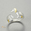 Lotus Fun Real 925 Sterling Silver Adjustable Rings