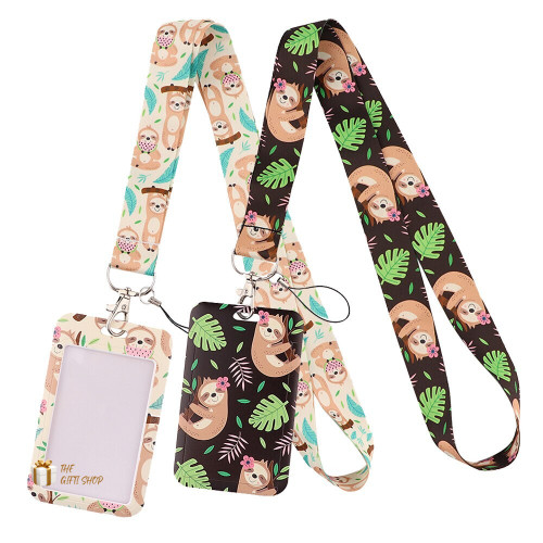 Sloth Neck Strap Lanyards Keychain Accessories 1