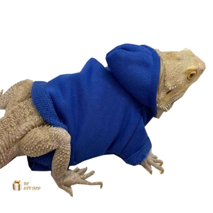 Lizards Clothes Bearded Dragon Geckos Reptiles Apparel Hand-made Hoodies