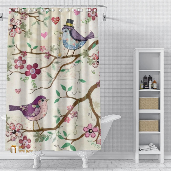 home shower curtains for bathroom waterproof fabric Natural Style bathroom