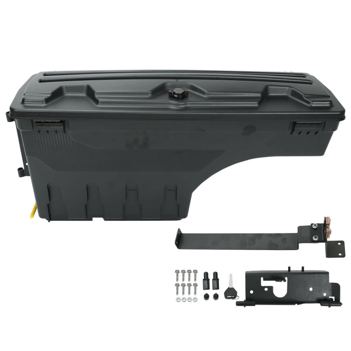 For 2019-2021 Ram 1500 Driver Side Swing Case Truck Bed Abs Storage Tool Box 
